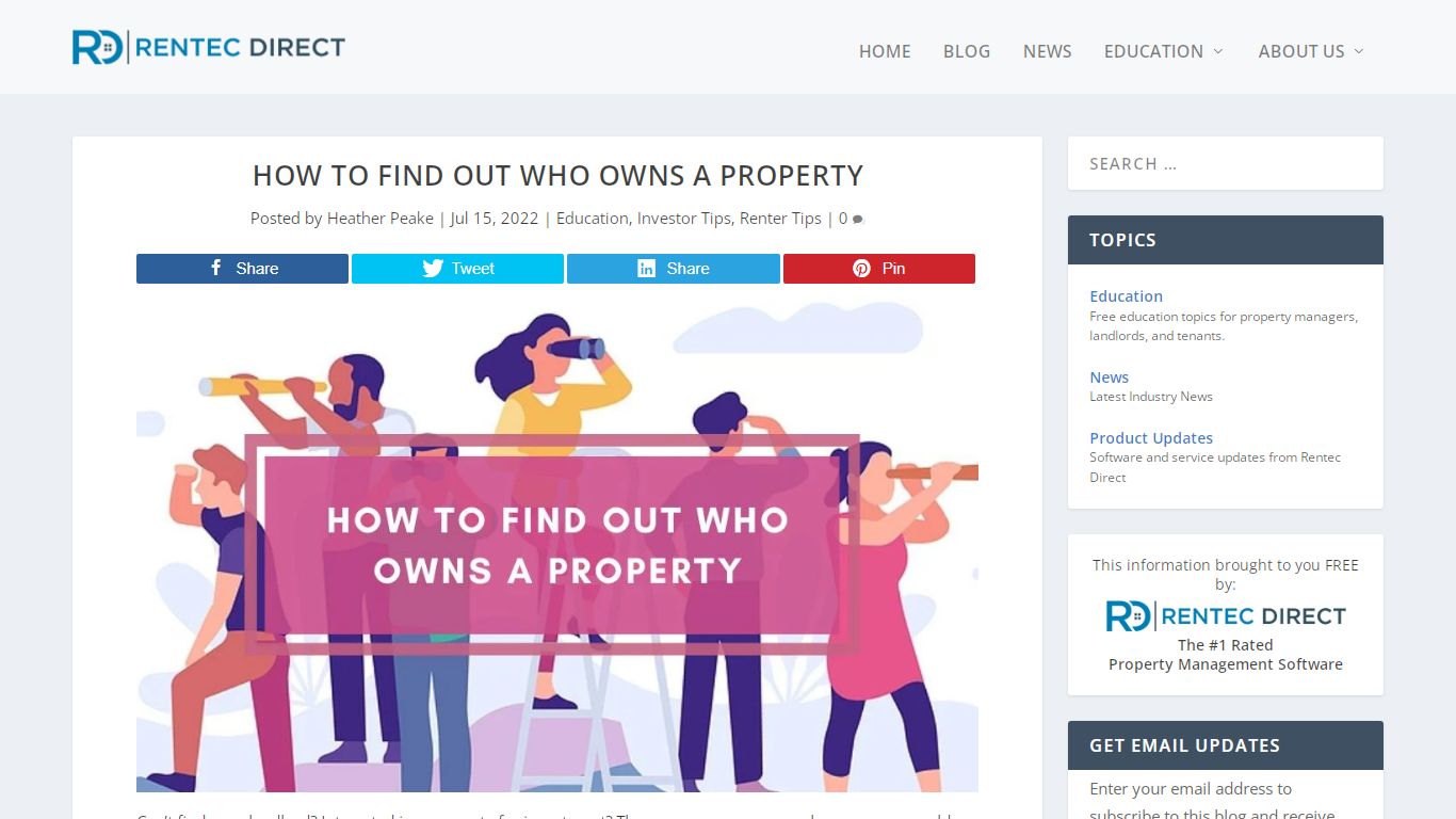 How to Find Out Who Owns a Property - Rentec Direct Blog